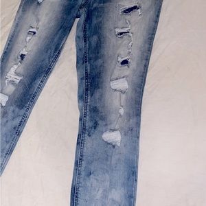 Capris slightly worn